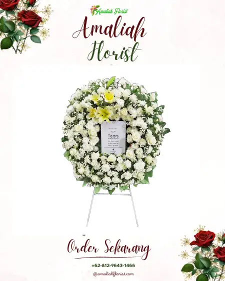 Krans Bunga Duka Mandalamukti
